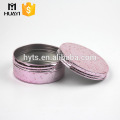 30g pink round aluminium cosmetic jar